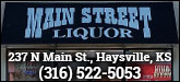 Main Street Liquor Sponsorship Banner