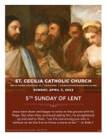 5th Sunday in Lent - Apr 3