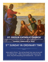 5th Sunday in OT - Feb 6