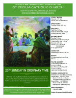 August 18, 2024 20th Sunday in Ordinary Time