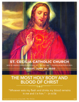 June 14, 2020: Corpus Christi Sunday