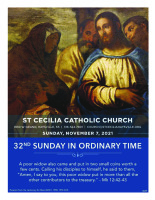 32nd Sunday of OT Nov 7