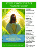 August 6, 2023 Transfiguration of the Lord