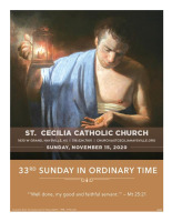 November 15, 2020: 33rd Sunday of OT
