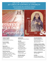 April 12, 2026 Divine Mercy Sunday