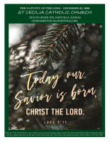 The Nativity of the Lord December 25, 2022