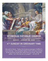 4th Sunday in OT Jan 30