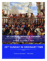 October 11, 2020: 28th Sunday of OT