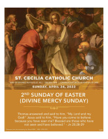 2nd Sunday of Easter - Apr 24