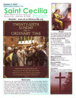 Bulletin October 01, 2017
