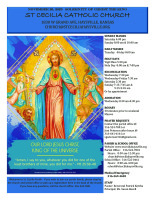 November 26, 2023 The Solemnity of Our Lord Jesus Christ