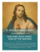 Our Lord Jesus Christ, King of the Universe - 11-21
