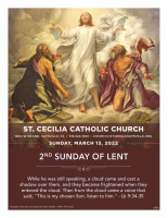 2nd Sunday in Lent - Mar 13
