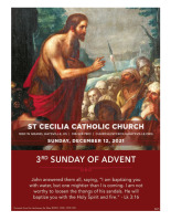 3rd Sunday of Advent Dec 12