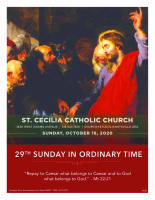 October 18, 2020: 29th Sunday of OT