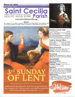 Bulletin March 15, 2020