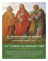 September 13, 2020: 24th Sunday of OT