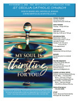 November 12, 2023 32nd Sunday in Ordinary Time