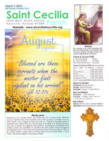 Bulletin August 07, 2016