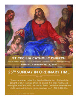 25th Sunday of OT - Sept 19