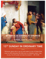June 28, 2020: 13th Sunday of OT