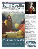 May 17, 2020: 6th Sunday of Easter