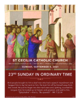 23rd Sunday OT - Sept 5